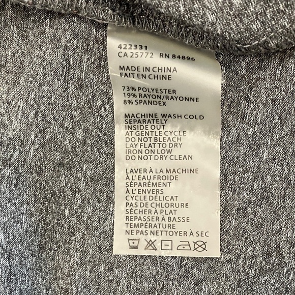 Dex women’s size large stretchy Charcoal spaghetti strap Sleeveless Dress - Picture 3 of 13